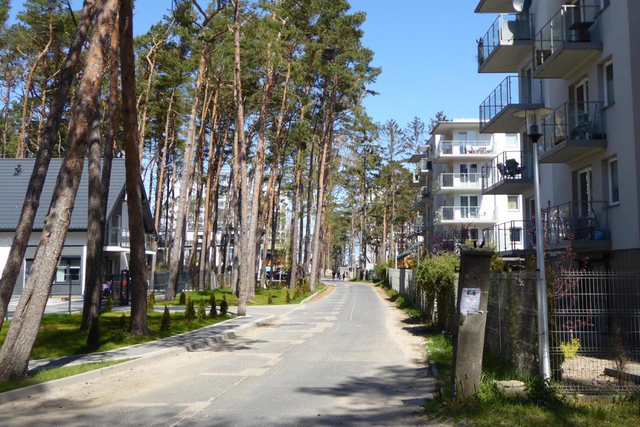 Dziwnowek Lesne Tarasy Blue Apartment Exterior foto